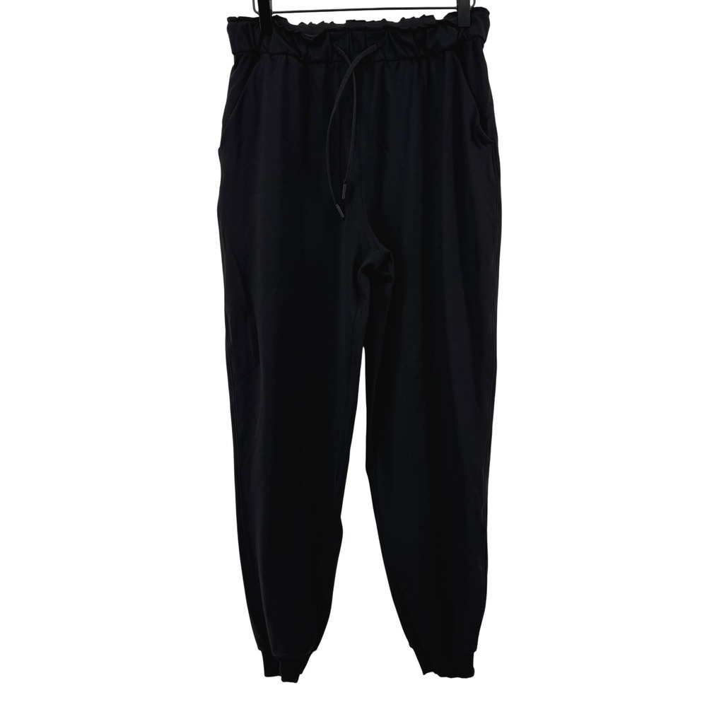 Lululemon Keep‎ Moving Jogger Sweatpants Black Women 8 W5CV4S Luxtreme Pockets